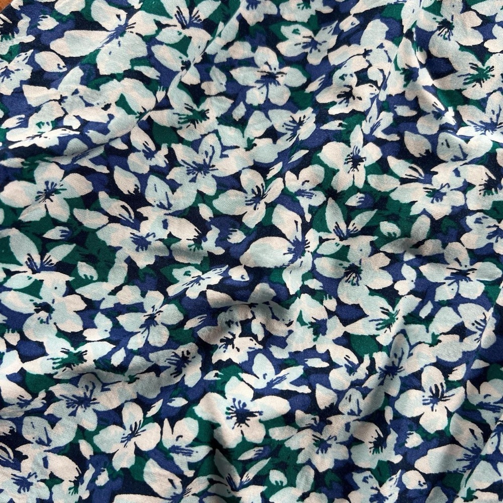 Blue and white floral dress - Picture 4 of 4
